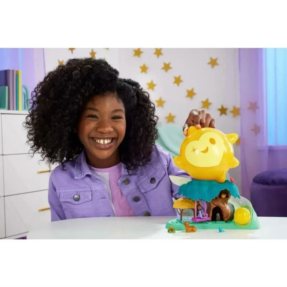 NEW Disney Wish Asha Doll Magical Star Playset Surprise Animals Kids Toy Gift